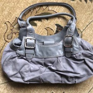 Gray hobo bag